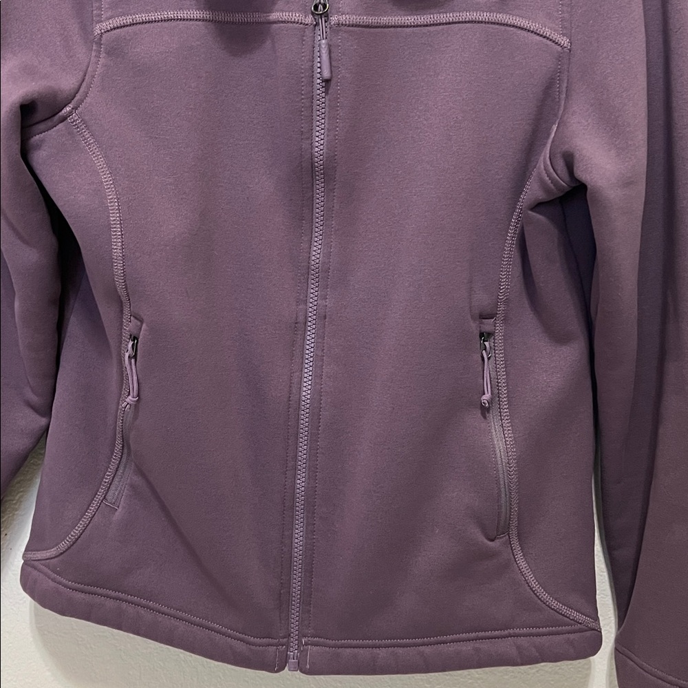 North Face Jacket Womens M Full Zip Long Sleeve Outdoors Purple Fleece Casual - Picture 3 of 9